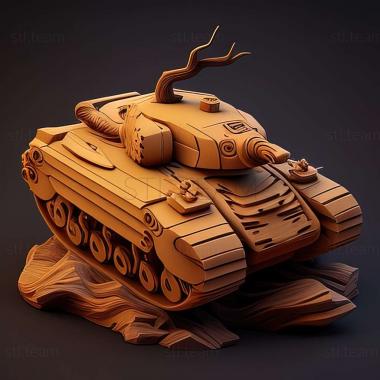 3D модель Онлайн гра Wild Tanks (STL)